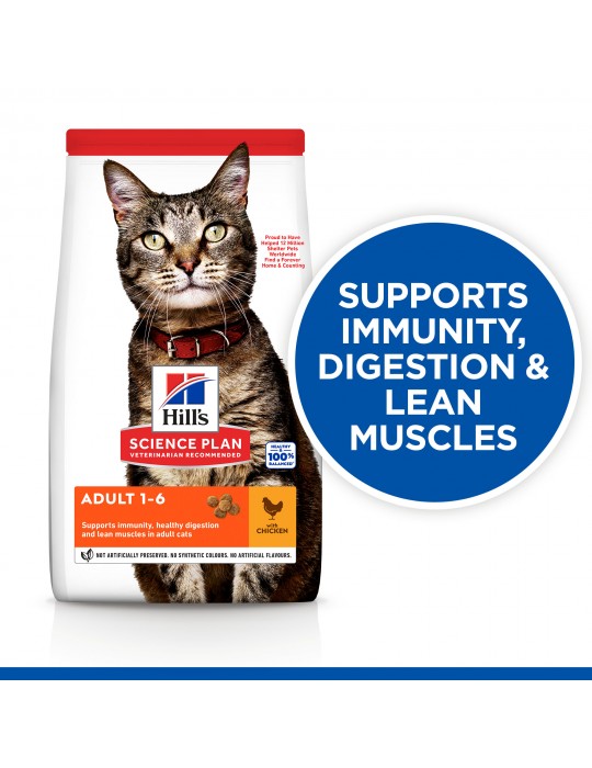 Hills Science Plan Adult Cat Food With Chicken